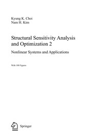 Structural Sensitivity Analysis and Optimization 2 Nonlinear Systems and Applications  Cover Image