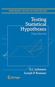 Testing Statistical Hypotheses Cover Image