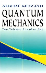 Quantum mechanics  Cover Image