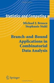 Branch-and-Bound Applications in Combinatorial Data Analysis Cover Image