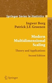 Modern Multidimensional Scaling Theory and Applications  Cover Image