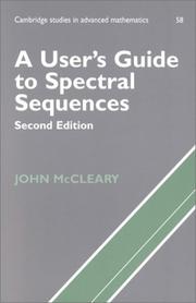 A user¡s guide to spectral sequences  Cover Image