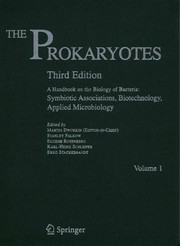The Prokaryotes Volume 1: Symbiotic associations, Biotechnology, Applied Microbiology  Cover Image