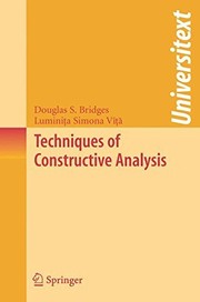 Techniques of Constructive Analysis Cover Image
