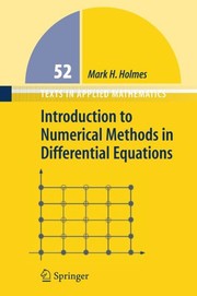 Introduction to Numerical Methods in Differential Equations Cover Image