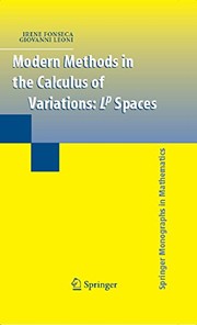 Modern Methods in the Calculus of Variations: Lp Spaces Cover Image