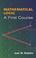 Go to record Mathematical logic : a first course