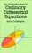 Go to record An introduction to ordinary differential equations