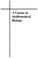 Go to record A course in mathematical biology : quantitative modeling w...