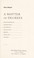 Go to record A matter of degrees :   what temperature reveals about the...